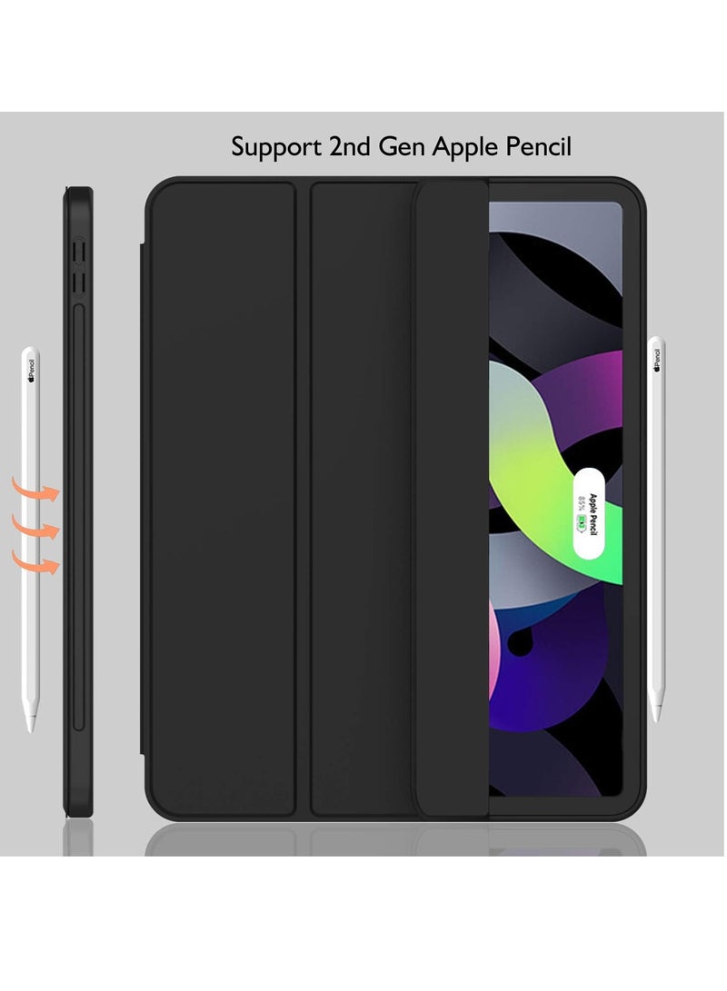 MIGOFAST IPad Air 11 Inch Case M2 2024  iPad Air 5th/4th Generation Case 2022/2020 10.9 Inch with Pencil Holder, Trifold Stand Smart Case  Black - Image 4