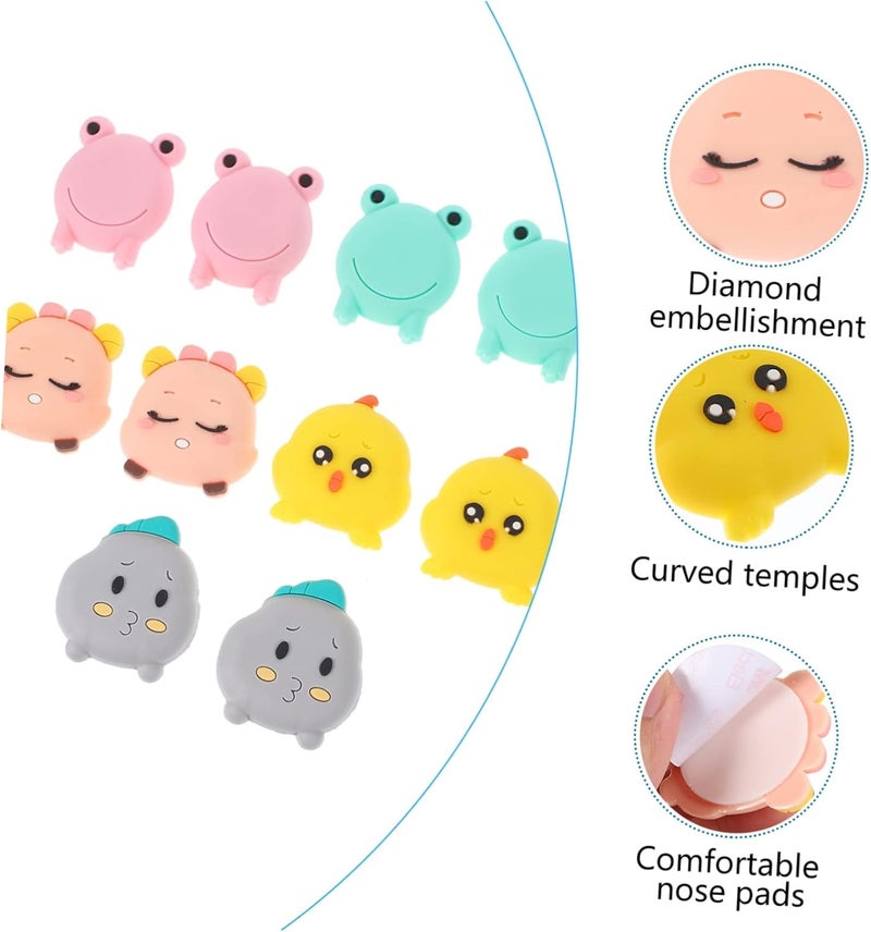 klarako 10pcs Protection Home Bumpers Furniture for Cushions Doors Toilet Protectors Pads Shield Protector Knobs Self Pattern Cabinet Animal Knob Cushion Guard Refrigerator Handle - Image 5