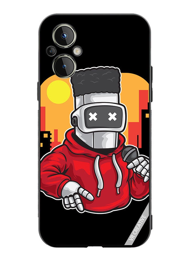VR CREATIVE Protective Case Cover For OnePlus Nord N20 5G Robot Dancer Design Multicolour - Image 1