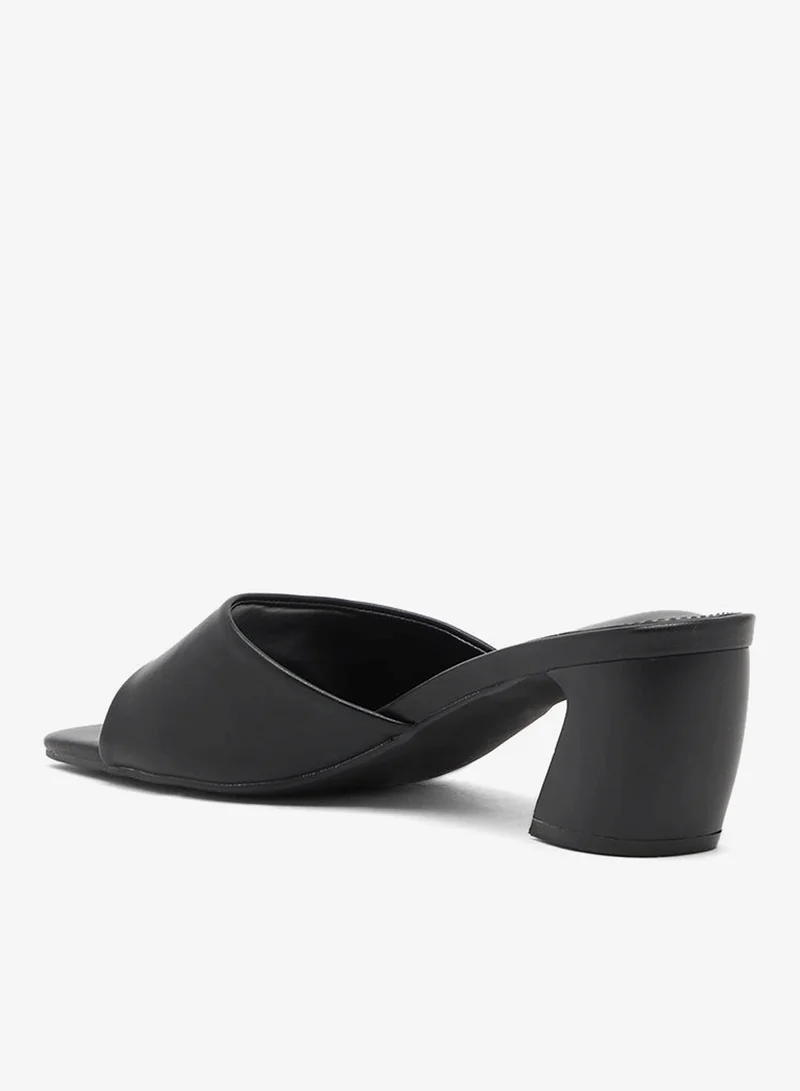 ELLA Mule With Curved Heel