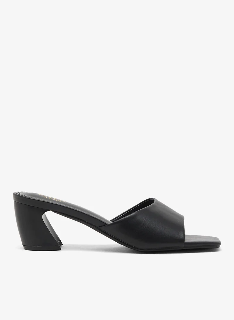 ELLA Mule With Curved Heel