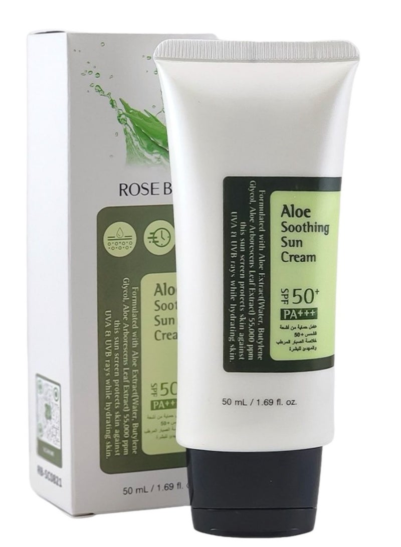 ROSE BERRY Aloe Soothing Sun Cream Spf50+ Pa+++ 