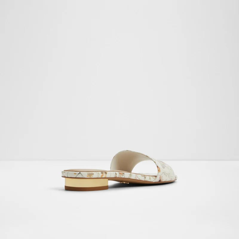 ALDO  BRILLIANT Printed Low Heel Sandals for Women | Best Price UAE