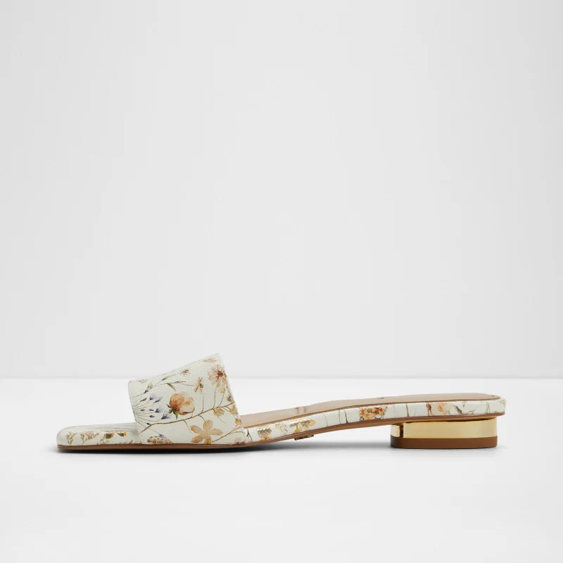 ALDO  BRILLIANT Printed Low Heel Sandals for Women | Best Price UAE