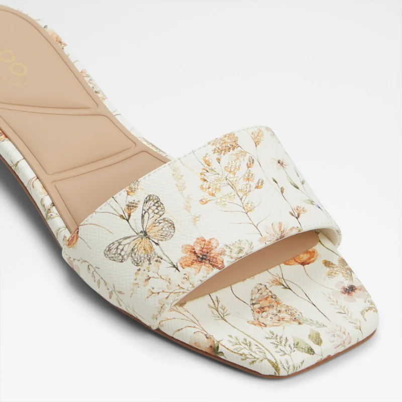 ALDO  BRILLIANT Printed Low Heel Sandals for Women | Best Price UAE