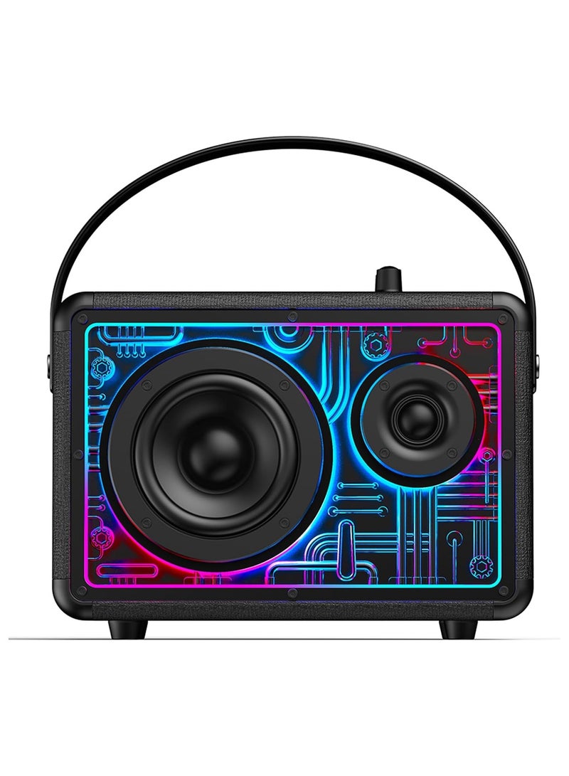Karaoke Machine with 2 UHF Wireless Microphones, Fully Equipped Bluetooth Port, Ideal for Adults and Kids  - Image 1
