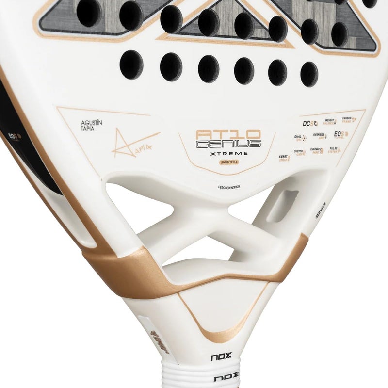 NOX AT10 Luxury Genius 12K Alum XTREM 2026 Padel Racket – Agustín Tapia Edition | Power & Precision Control - Image 4
