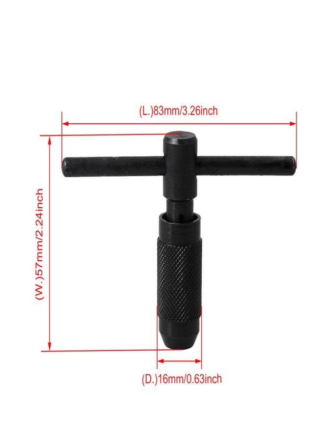 CNBTR Tap Holder T Handle Tap Wrench M2.0-M4.0 Adjustment for Screw Tapping, Screw Repair - Image 4