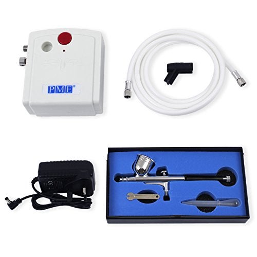PME Airbrush Compressor Kit, for Cake Craft and Cake Decorating, White - Image 4