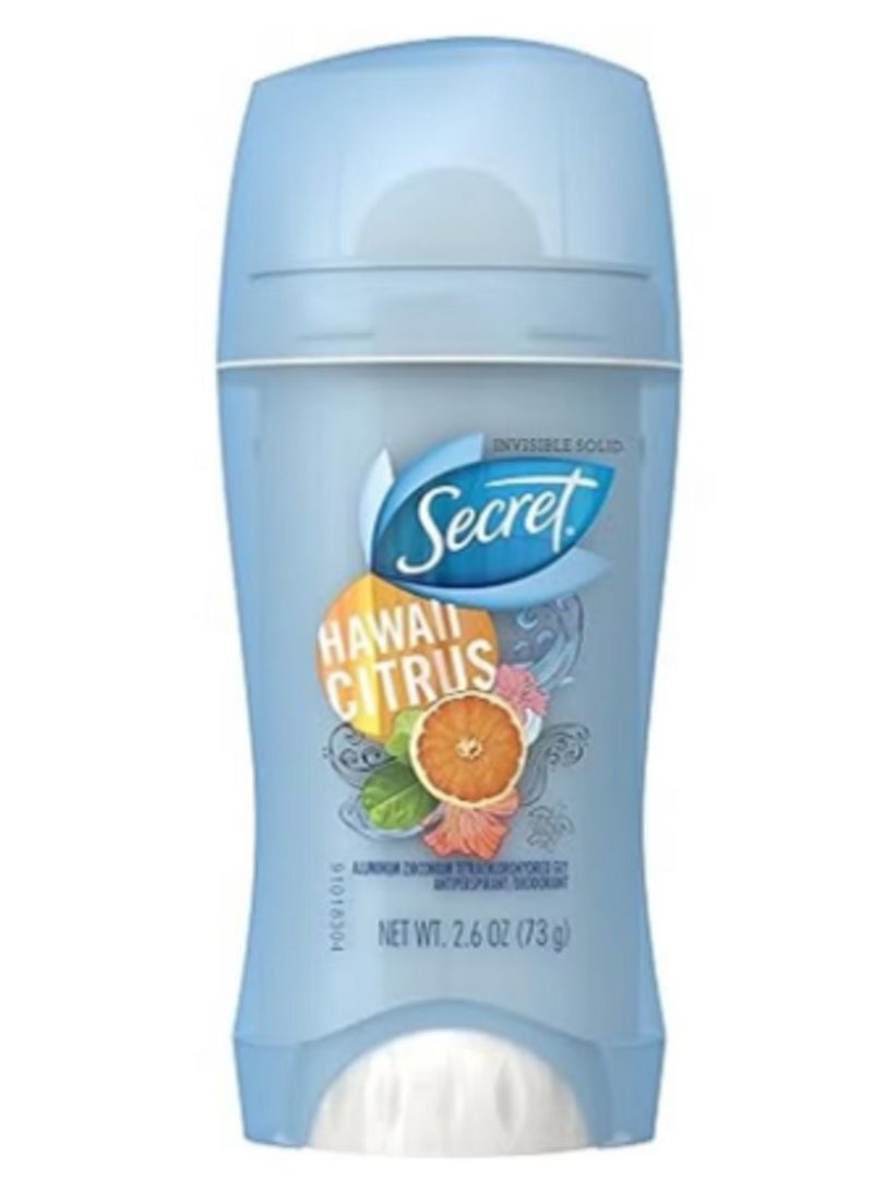سيكريت مزيل العرق الصلب غير المرئي بحمضيات هاواي 73 جم