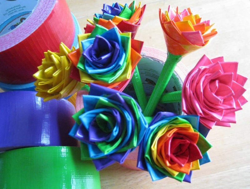 EXA Duct Tape 1.88 Inches x 60 Yards, Duct Tape for Crafts (Light Blue) - Image 4