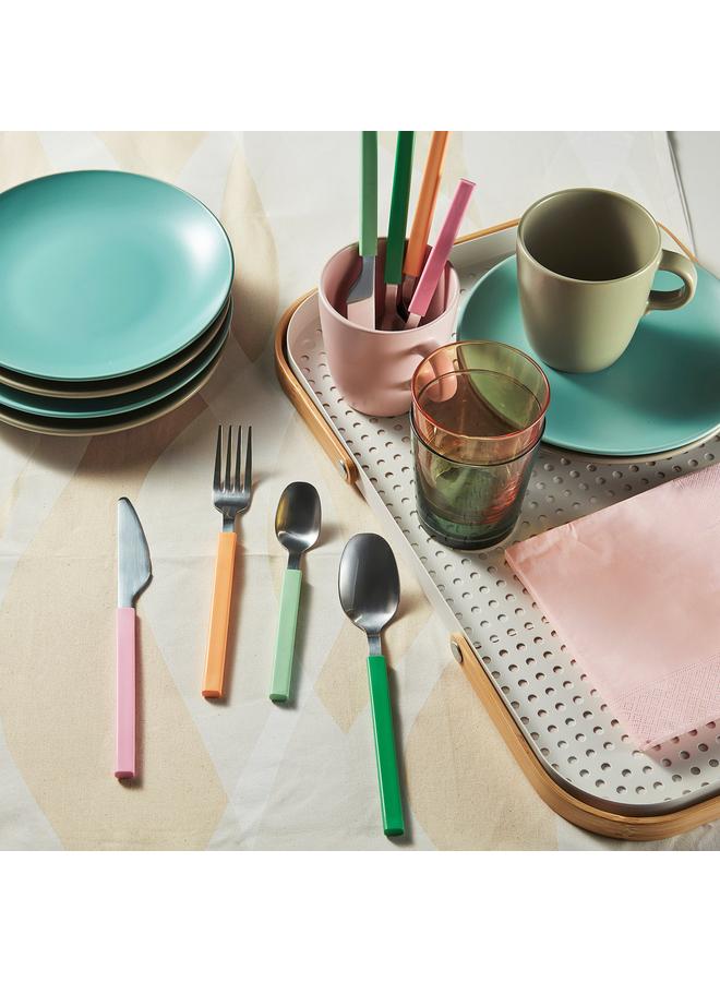 Green Tiger 16-Piece Cutlery Set, Multicolour - Image 3