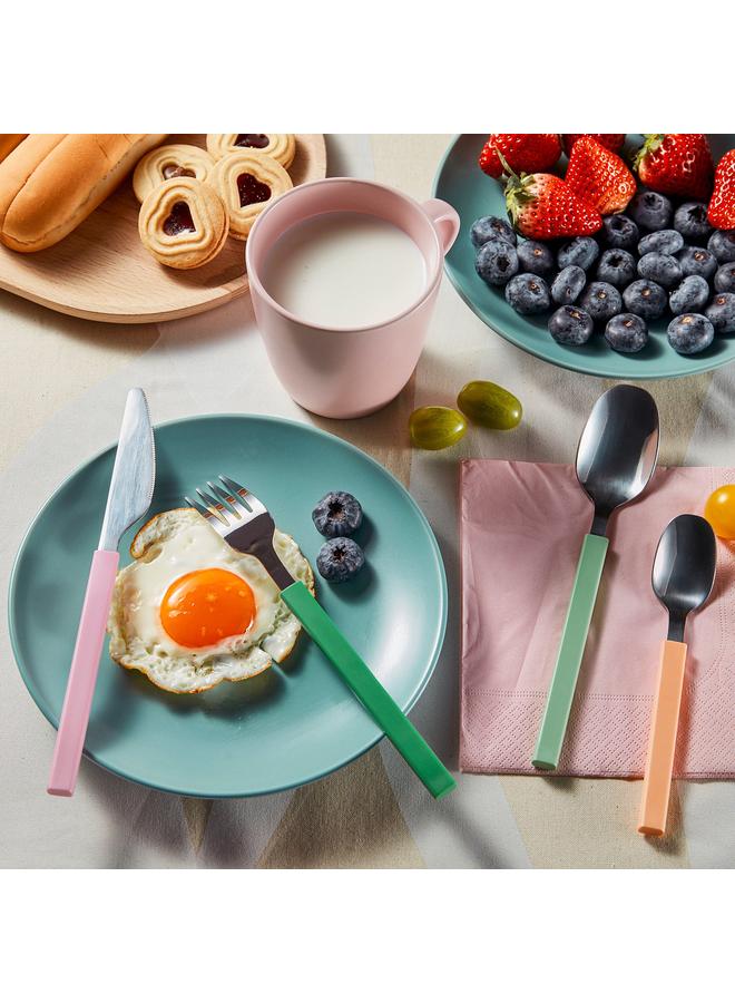 Green Tiger 16-Piece Cutlery Set, Multicolour - Image 2