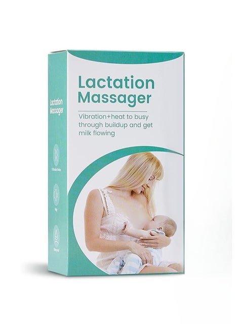 Massager Lactation Compress Warming for Clogged Milk Ducts, Relief Clogged Milk Ducts, Engorgement, Multiple Vibrant Modes and Heater - Plug USB CableIncluded (roseo)