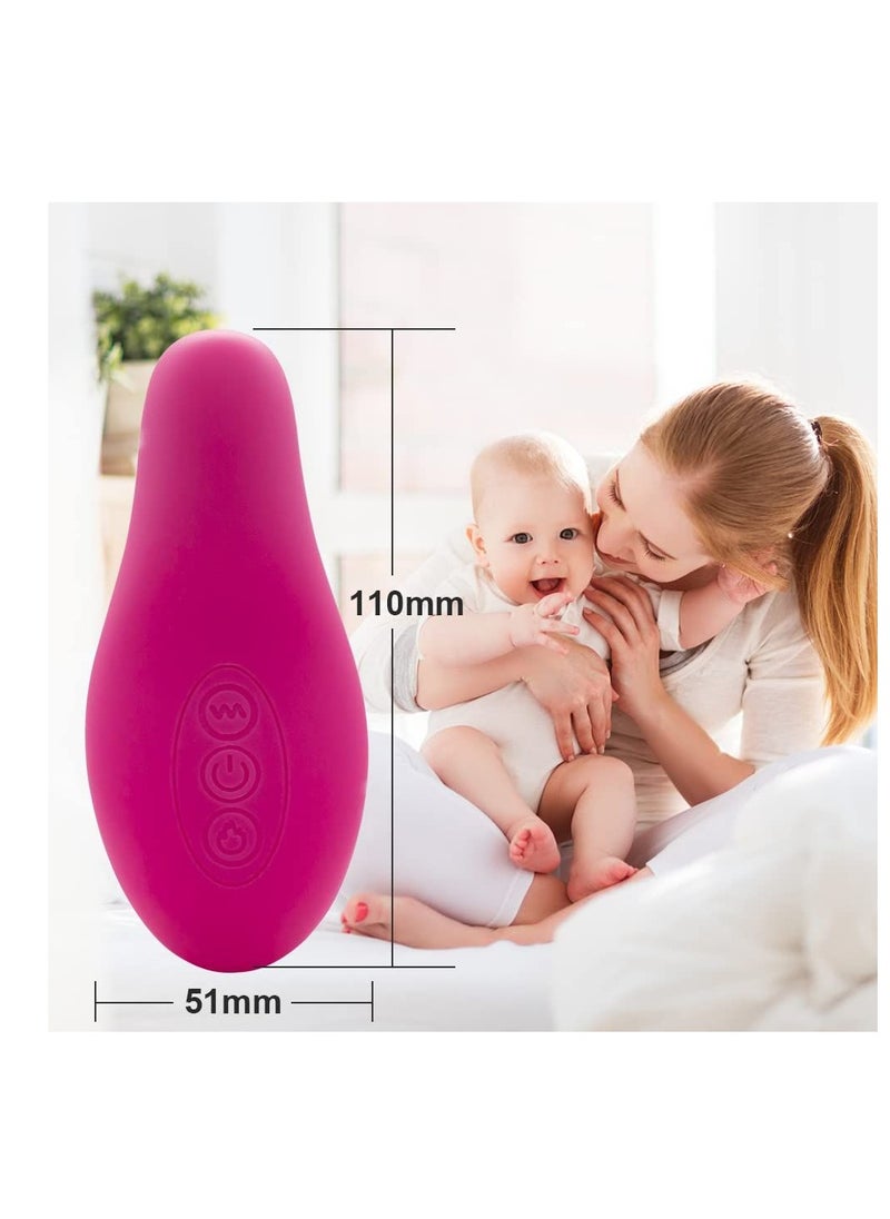 Massager Lactation Compress Warming for Clogged Milk Ducts, Relief Clogged Milk Ducts, Engorgement, Multiple Vibrant Modes and Heater - Plug USB CableIncluded (roseo)