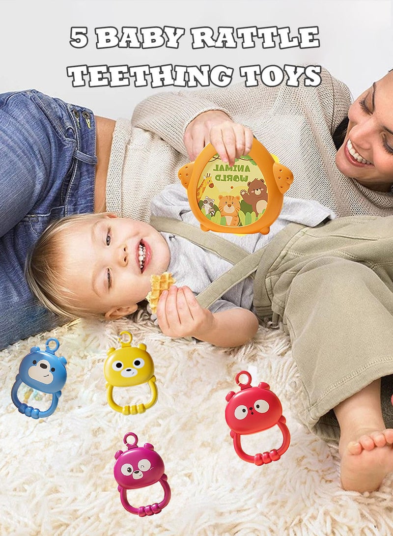 MaBaby Baby Play Mat Activity Gym, Musical Activity Center, Kick and Play Piano Gym, Tummy Time Mats for Newborn Babies Infants Toddlers Boys Girls - Image 4