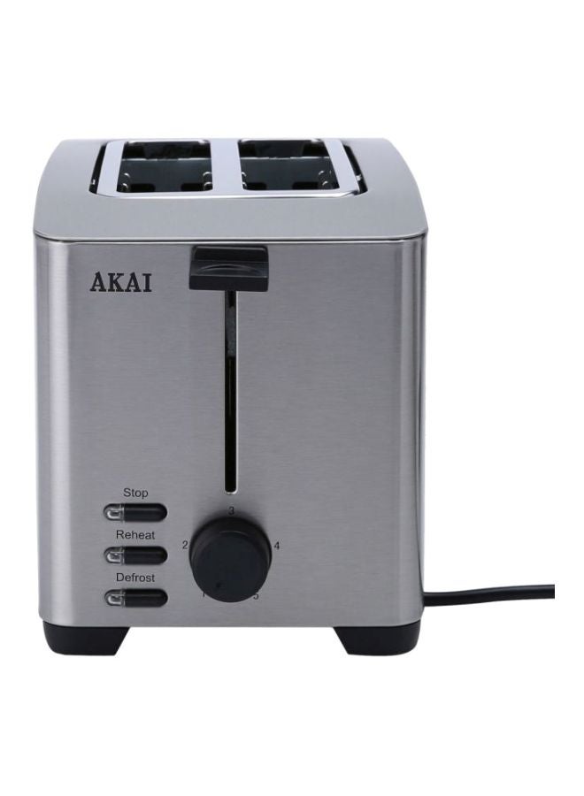 AKAI Electric Toaster 2 Slices TSMA-8010B Grey - Image 3