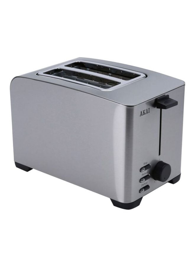 AKAI Electric Toaster 2 Slices TSMA-8010B Grey - Image 1