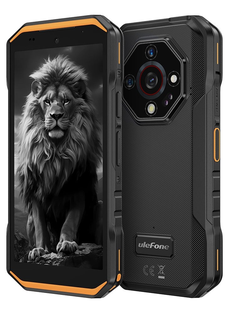 أوليفون ARMOR X32 PRO 5G 8GB RAM 256GB ROM |5500mAh بطارية|5.65" شاشة HD+|NFC|أندرويد 14-أخضر - Image 1