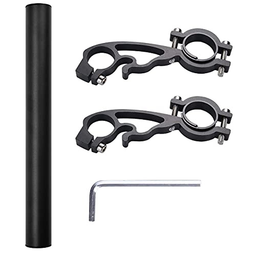 XNX Bike Bicycle Double Handlebar Extender Extension,11.8"(30 cm) Aluminum alloy Super Long Bracket Accessories，For Bike Mounts,GPS Units, Headlights,Light Lamp,Phone Mount,For 20mm-32mm caliber - Image 3
