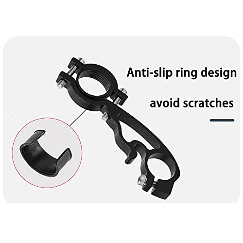 XNX Bike Bicycle Double Handlebar Extender Extension,11.8"(30 cm) Aluminum alloy Super Long Bracket Accessories，For Bike Mounts,GPS Units, Headlights,Light Lamp,Phone Mount,For 20mm-32mm caliber - Image 4