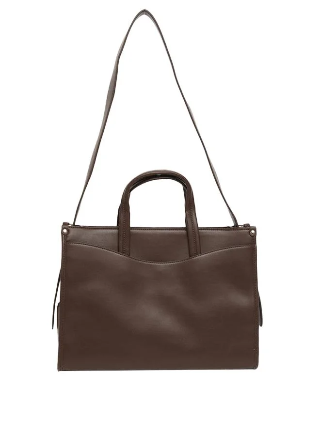 Steve Madden Women's Brown Classic Tote Bag