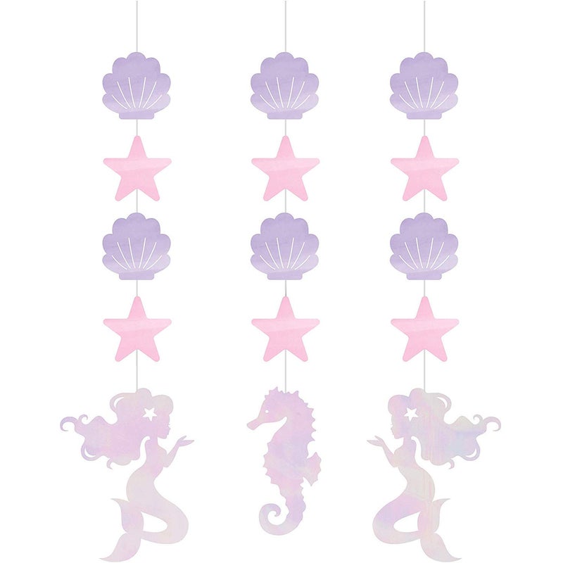 Creative Converting HANGING CUTOUTS 003x59x225inc Iridescent
