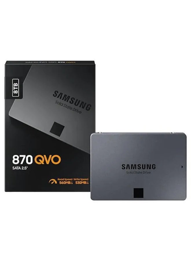 sam SAMSUNG 870 QVO SATA III SSD 8TB 2.5" Internal Solid State Drive, Upgrade Desktop PC or Laptop Memory and Storage for IT Pros, Creators, Everyday Users, MZ-77Q8T0B - Image 2