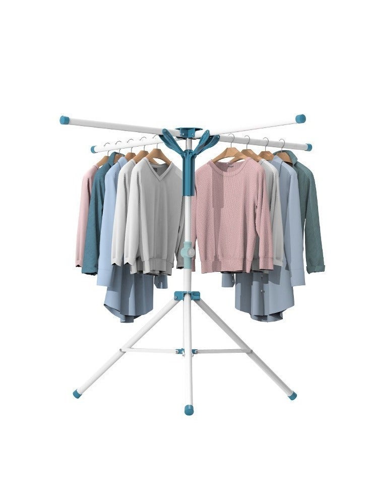 MIXDE Tripod Clothes Drying Rack Folding Indoor, Portable Drying Rack Clothing and Height-Adjustable, Space Saving Laundry Drying Rack - Image 1