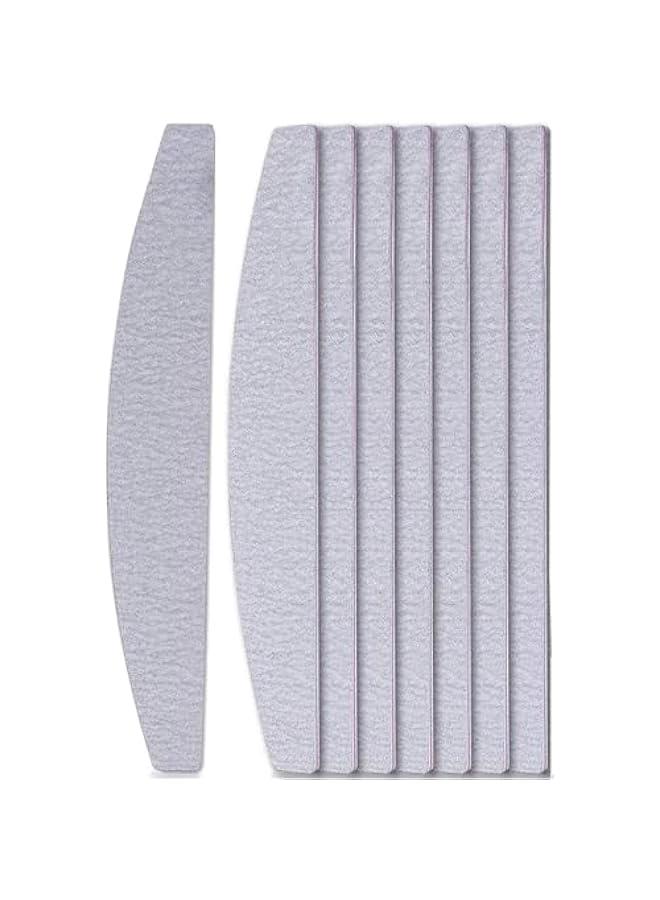 HOOKOR 8pcs Nail File Set, Professional Washable Double-Sided 100/180 Grit Nail Files, Emery Board Manicure Tools For Shining Nails, Shape Your Nails with Smooth Edges - Image 2