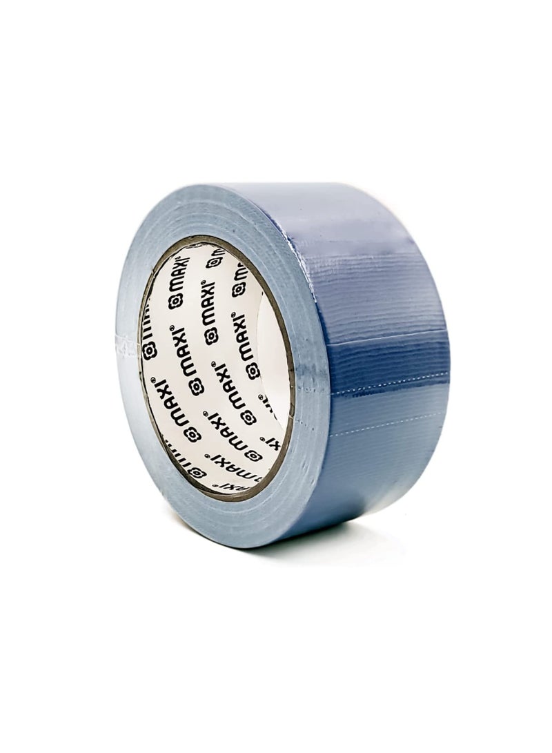 Maxi Duct Tape 48Mmx25Yards Blue, Waterproof Strong Adhesive Tape For Patching, Sealing, Securing Cables And Labelling , Heavy Duty Tape For Indoor & Outdoor Use  - Image 1