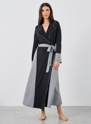 فستان ميدي بياقة مضلعة وألوان متضاربة - pzsku/Z903D3018E2BD587D1674Z/45/1756896355/e163475f-5ac1-4429-baed-462562453374