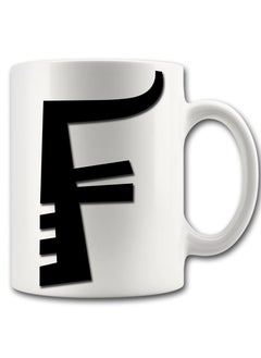 MP Alphabet Letter F  Printed Coffee Mug  - Image 2