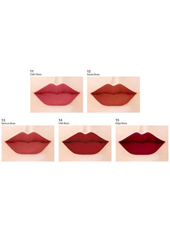 BBI@ BBIA - BBIA Last Velvet Lip Tint - Soft & Creamy Matte Finish Lip Stain, Blur Effect with Velvety Texture, Long-Lasting, High Pigment, Lightweight, Non-Drying, Korean Lip Makeup (14 CHILL BOSS) - Image 1