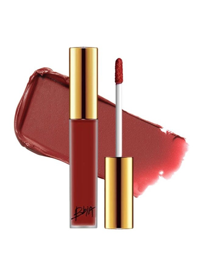 BBI@ BBIA - BBIA Last Velvet Lip Tint - Soft & Creamy Matte Finish Lip Stain, Blur Effect with Velvety Texture, Long-Lasting, High Pigment, Lightweight, Non-Drying, Korean Lip Makeup (14 CHILL BOSS) - Image 1