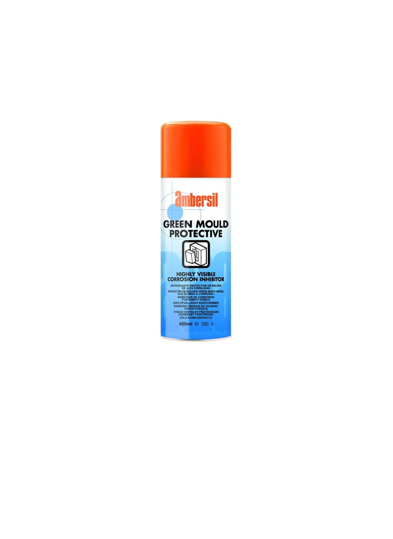 Ambersil - Ambersil Green Mould Protective Coating Highly Visible Corrosion Inhibitor Spray 400ml - Image 1