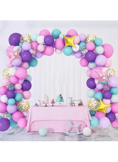Multicolour Birthday Party Balloon Set, 96 PCS Birthday Decorations, Party Decoration Ambiance Set for Graduation, Baby Shower, Wedding, Birthday