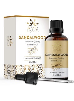 AVD Organics Sandalwood Essential Oil 30Ml Premium Quality Therapeutic Grade For Skin Care & Focus Woody And Earthy Aroma For Clarity Diffuser Aromatherapy1 Fl. Oz  - Image 2