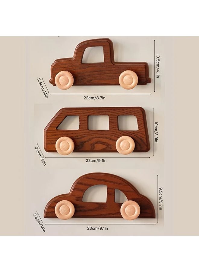 Vintage Wooden Truck Hook Easy Install Wall Hanger for Bags Keys Towels Home Organization - Image 5