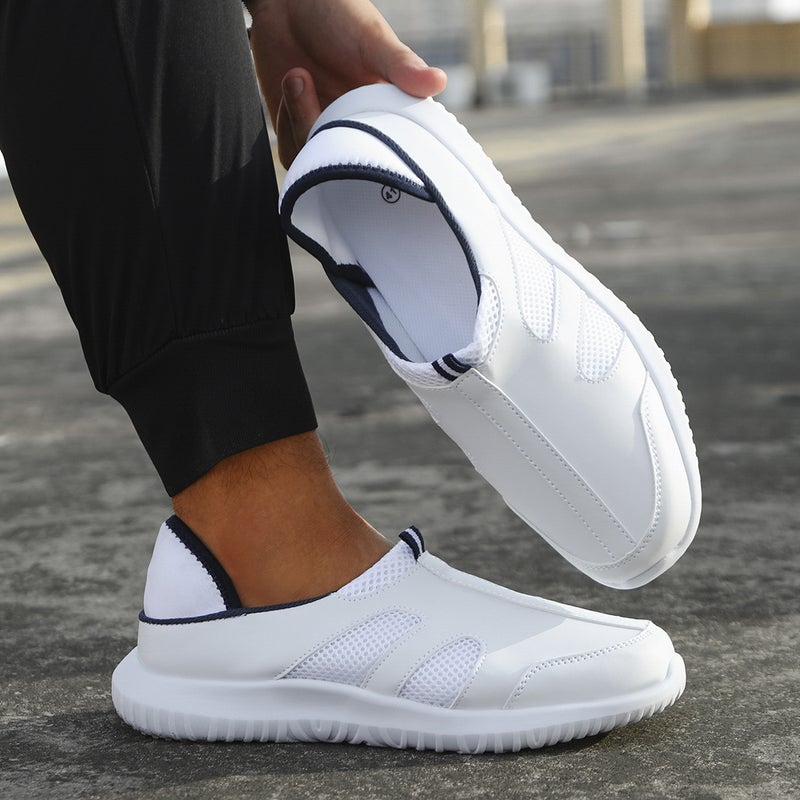 Plus Size 47 Yards 48 Work Shoes 49 Yards Nurse Shoes Men'S Breathable Mesh Soft Bottom Comfortable Non-Slip White Shoes Women - Image 2