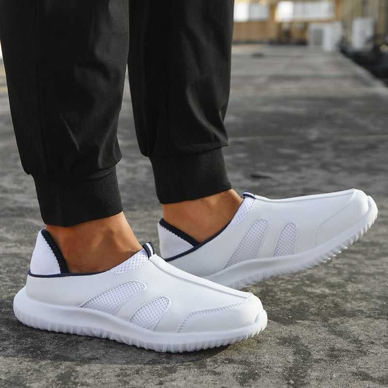Plus Size 47 Yards 48 Work Shoes 49 Yards Nurse Shoes Men'S Breathable Mesh Soft Bottom Comfortable Non-Slip White Shoes Women - Image 3