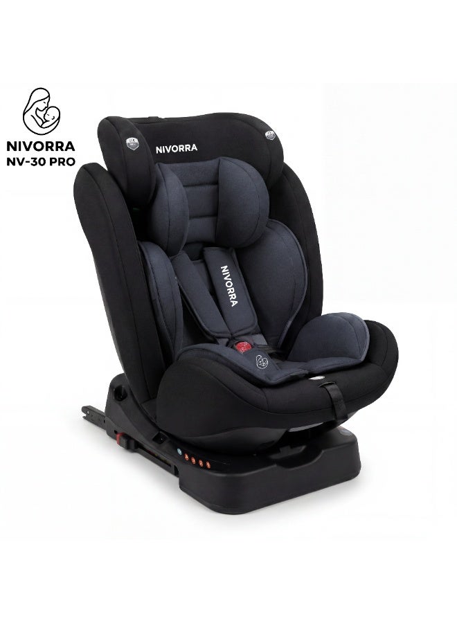 Nivorra Luxury All-in-One Baby Car Seat with  ISOFIX Safety System Certified for Infants to 12 Years - Image 4