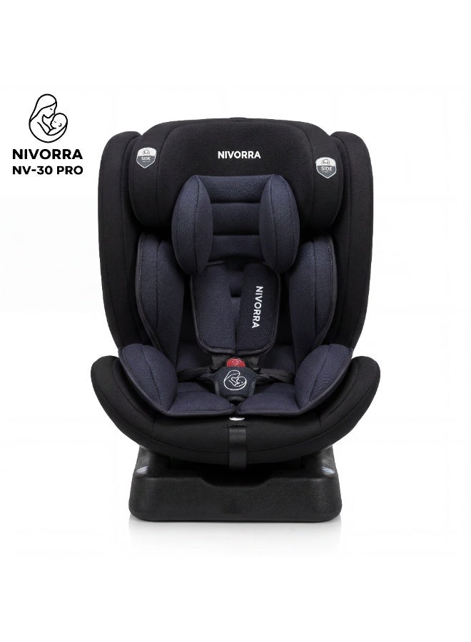 Nivorra Luxury All-in-One Baby Car Seat with  ISOFIX Safety System Certified for Infants to 12 Years - Image 3