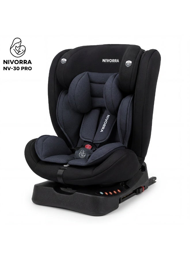 Nivorra Luxury All-in-One Baby Car Seat with  ISOFIX Safety System Certified for Infants to 12 Years - Image 1