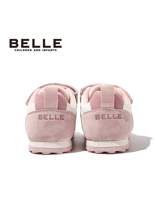 Belle Children's Sports Shoes Spring Autumn Casual Shoes Training Shoes Boys And Girls Soft Bottom Running Shoes Pink 33 - Image 3