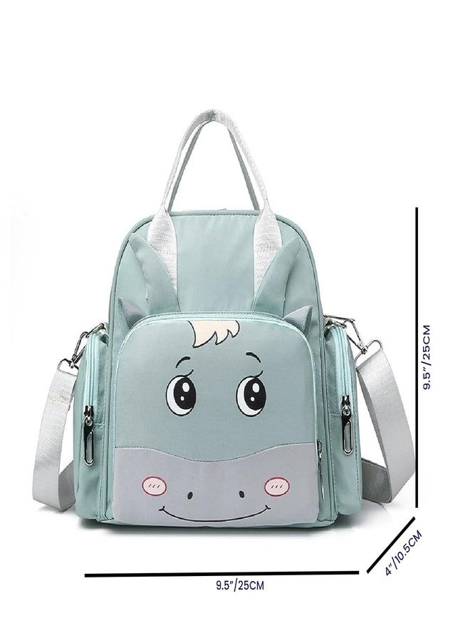 Winnies Diaper Tote Cum Backpack Maternity Bag for Moms | Stylish Lightweight Mother Bags with Zipper Closure & Adjustable Shoulder Strap | Baby Travel Organiser (Sky Blue) - Image 3