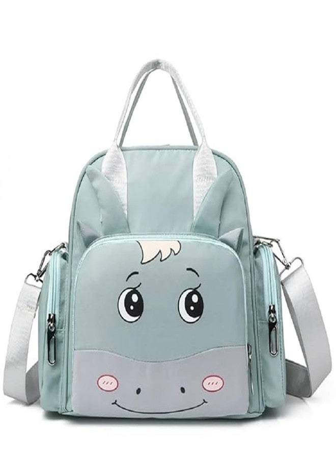 Winnies Diaper Tote Cum Backpack Maternity Bag for Moms | Stylish Lightweight Mother Bags with Zipper Closure & Adjustable Shoulder Strap | Baby Travel Organiser (Sky Blue) - Image 1