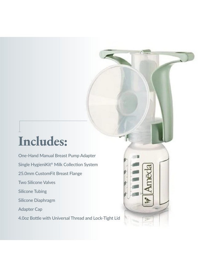 Ameda Portable Manual Breast Pump Breast Feeding Essentials Portable Bpa And Dehp Free - Image 4