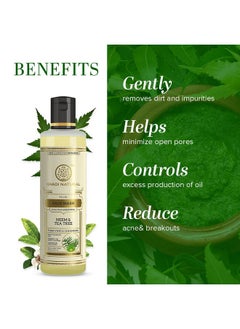 Khadi Natural Neem & Tea Tree Herbal Face Wash | Herbal Face Wash For Glowing Skin | Face Wash For Controlling Acne | Paraben & Sulphate-Free | Suitable For All Skin Types 210Ml  - Image 2