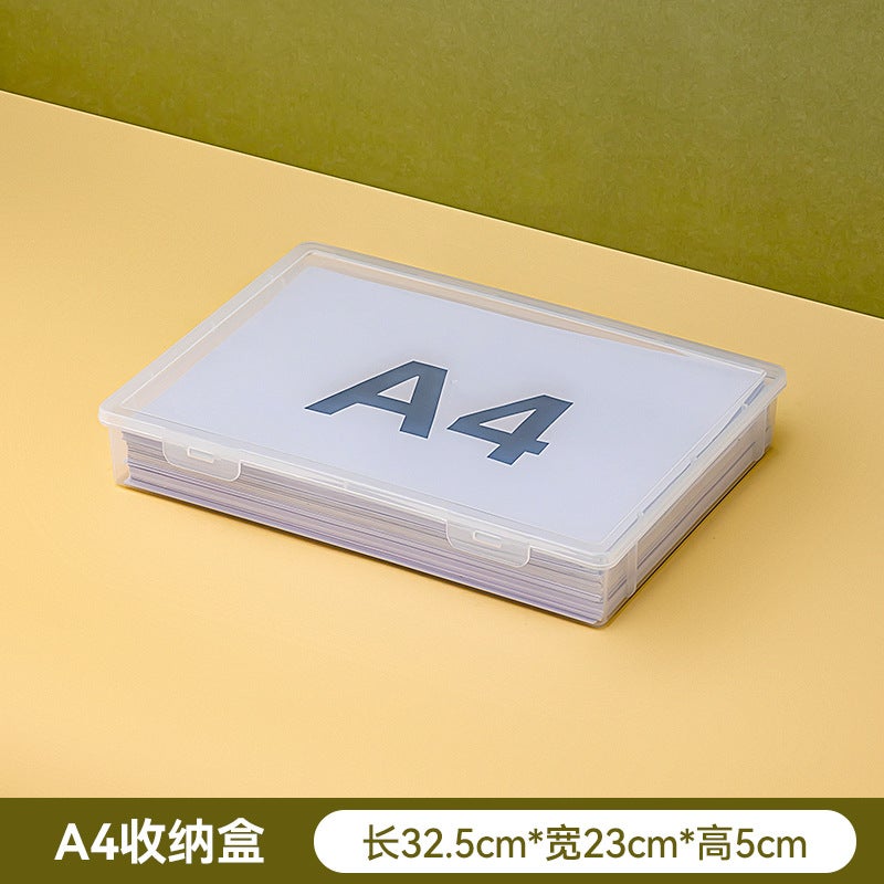 Generic A4 Storage Box With Lid Printing Paper Transparent A3 Office ...